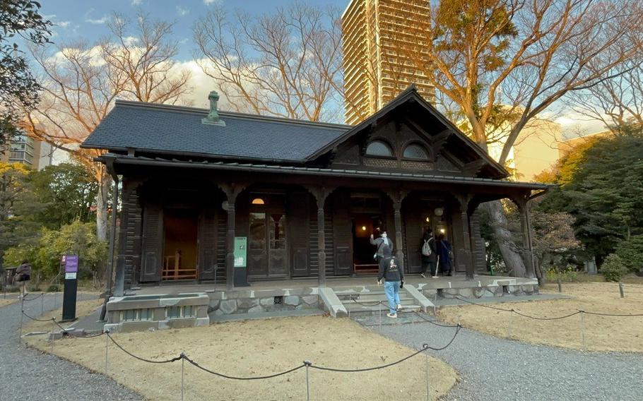 The exterior of the Billiards house.