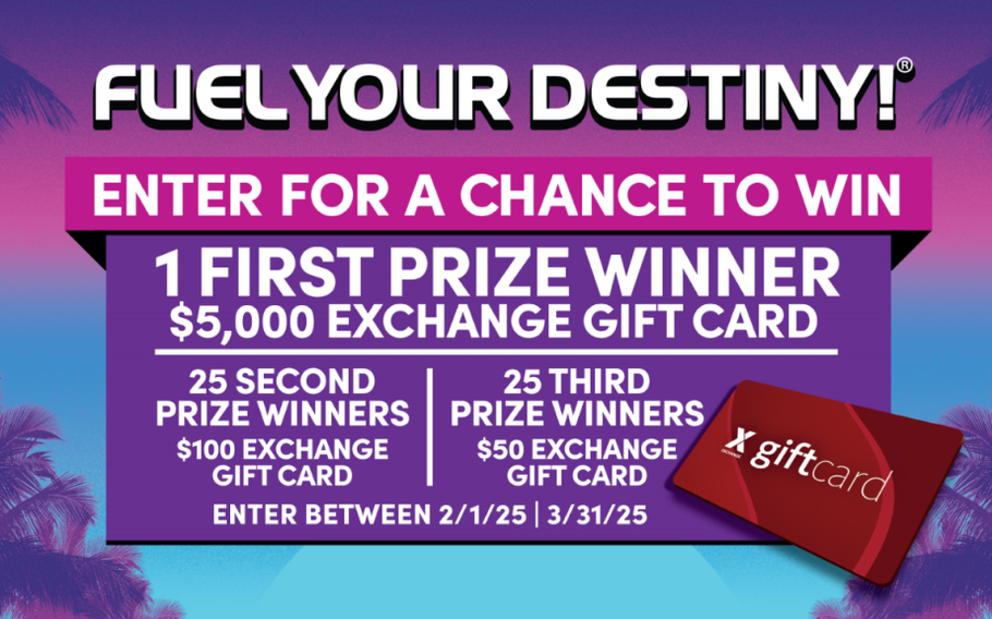 Bang Exchange Gift Card sweepstakes flyer