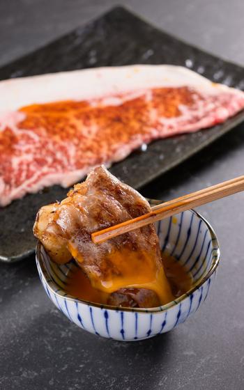 Wagyu sirloin ‘yakisuki’