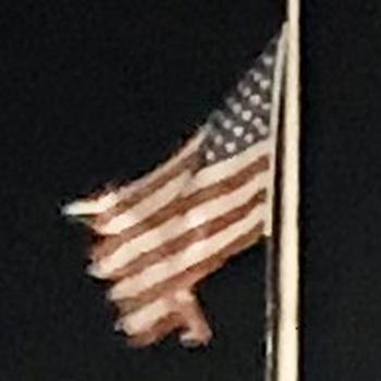 An American flag.
