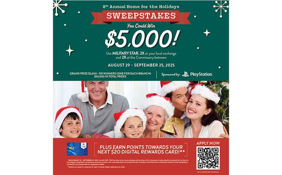 Flyer promoting the sweepstakes.