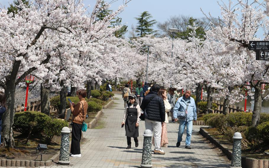 Saruga Park in Hirakawa City