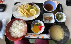 wakasagi tempura set 