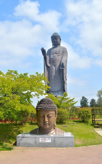 Model of the Ushiku Daibutsu’s head