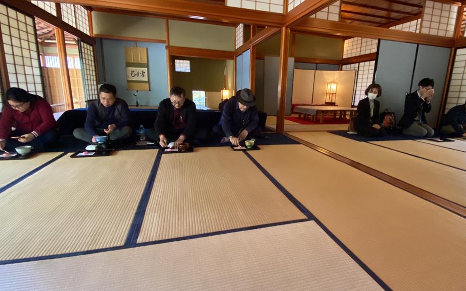 Tea ceremony at Kenrokuen Garden in Kanazawa City, Ishikawa Pref.