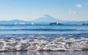 Fuji mountain shot from Zushi Coast