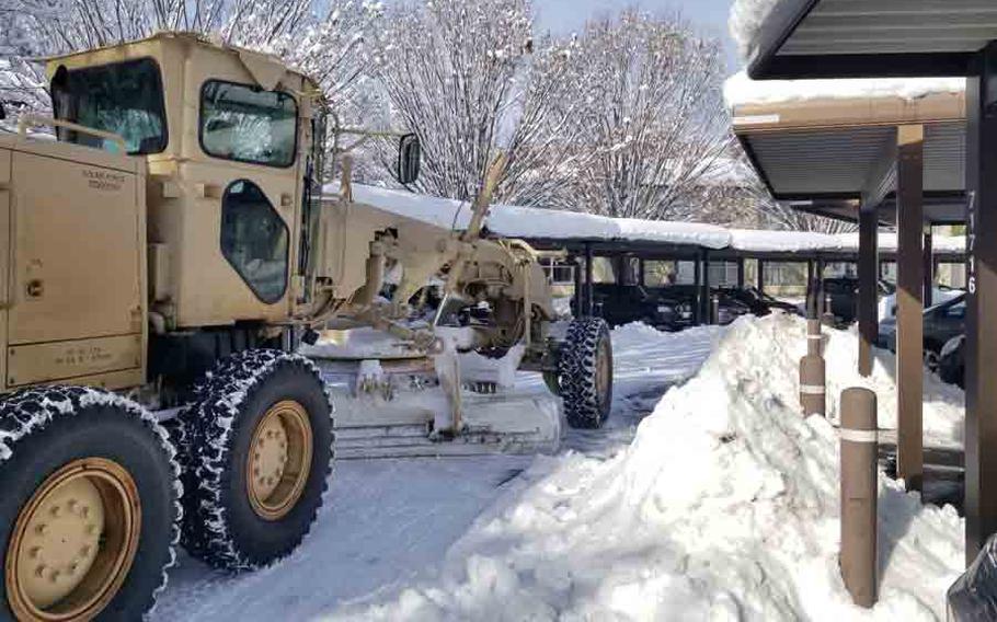 Misawa snowfalls