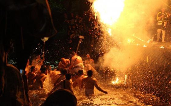 Things get hot at the Abare Matsuri