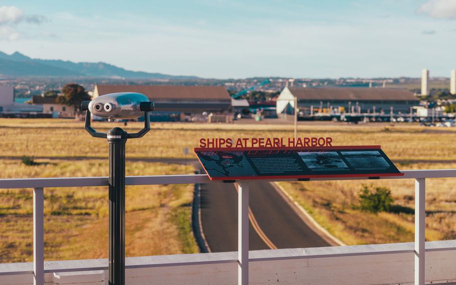 Pearl Harbor Aviation Museum rooftop terrace