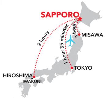 Sapporo map