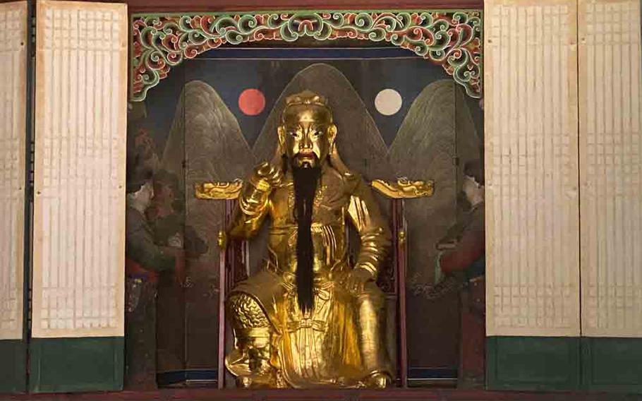 The Dongmyo Shrine built in honor of Guan Yu