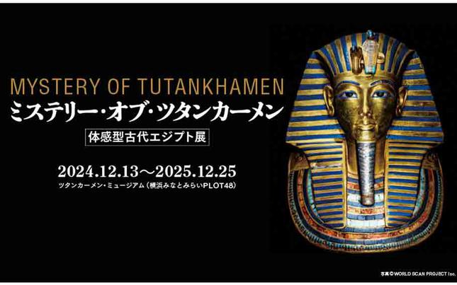 Mystery of Tutankhamen exhibit flyer