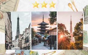 Paris, Kyoto, Tokyo and Michelin stars