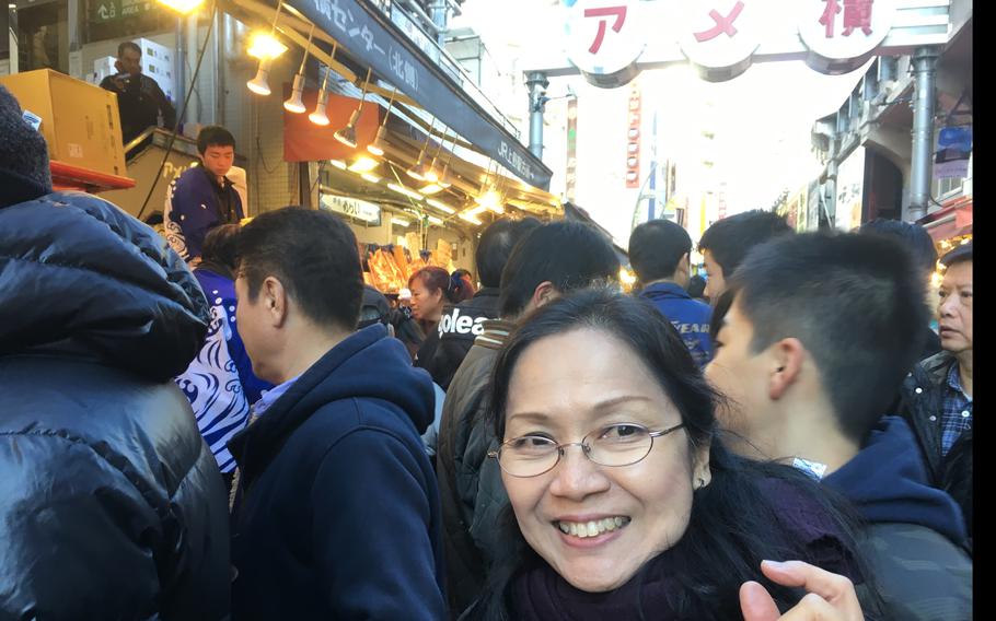 author’s wife in Ameyoko