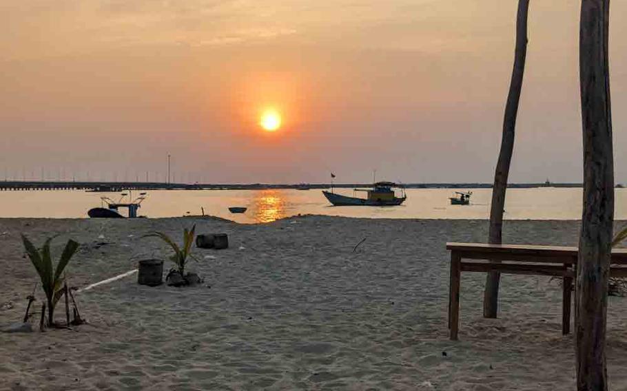 beach and sunset