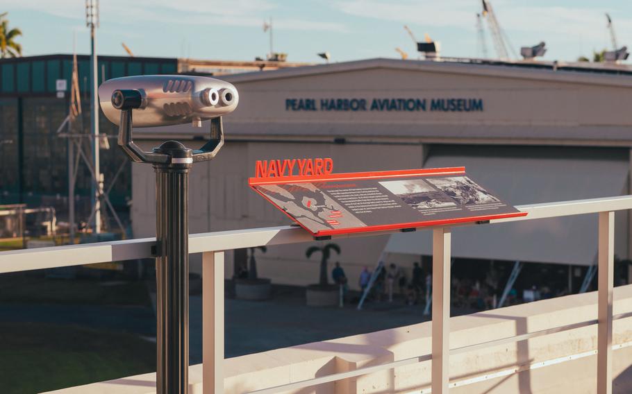 Pearl Harbor Aviation Museum rooftop terrace