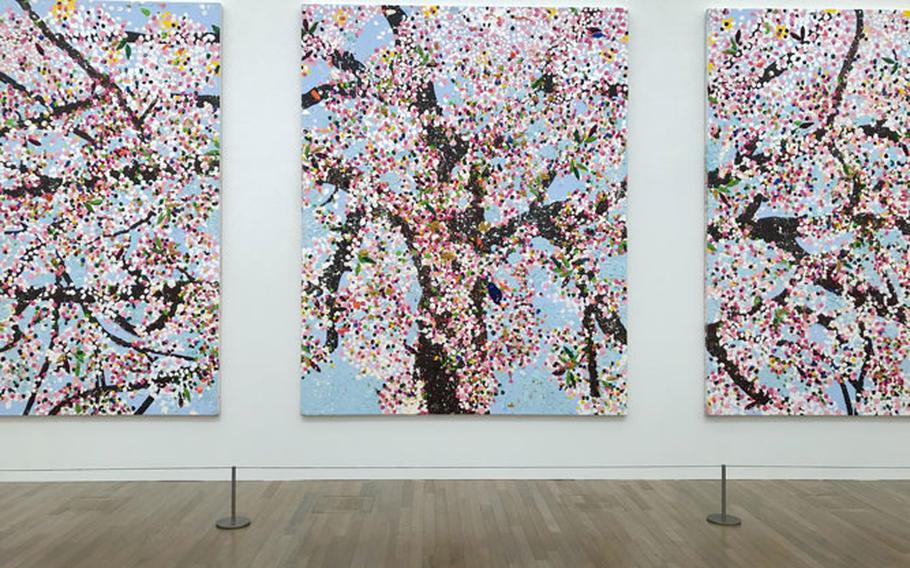 DARK TREES BY DAMIEN HIRST