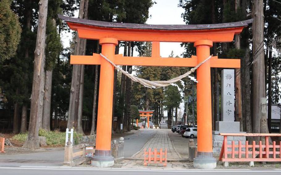 Kushihiki Hachimangu Shrine torii gate