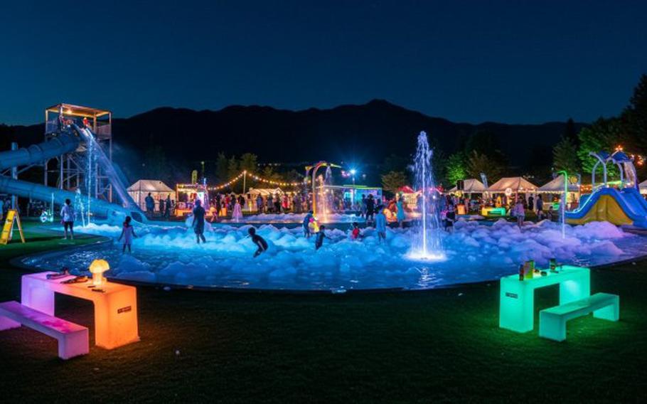 Night pool