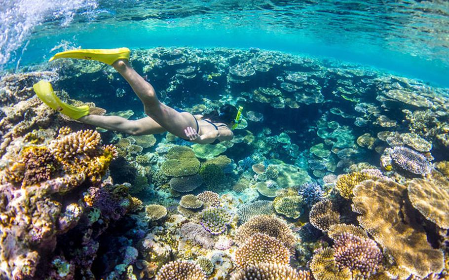 Make the most of the warm climate and enjoy outdoor activities in Okinawa. ©OCVB