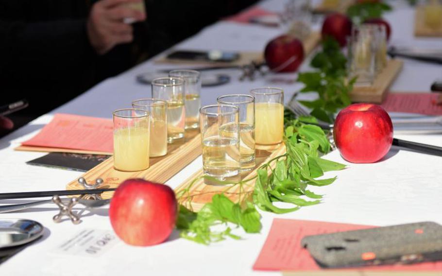 Cider & apple juice tasting set