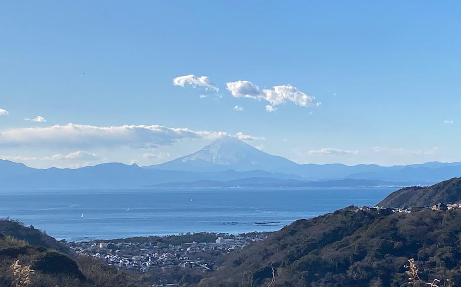 view of Mt. Fuji from Shonan International Village