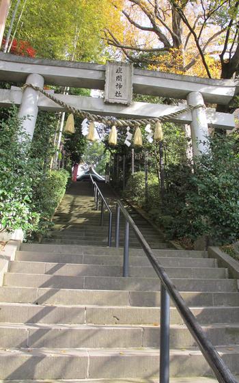 Zama Shrine torii gate and stairs