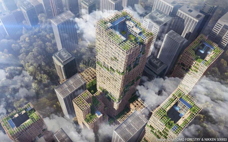 W350 Plan SUMITOMO FORESTRY & NIKKEN SEKKEI. Concept and Timber Engineering: Sumitomo Forestry Co., Ltd.