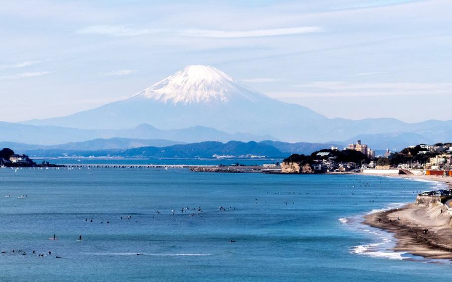 A close up of the Majestic Mount Fuji