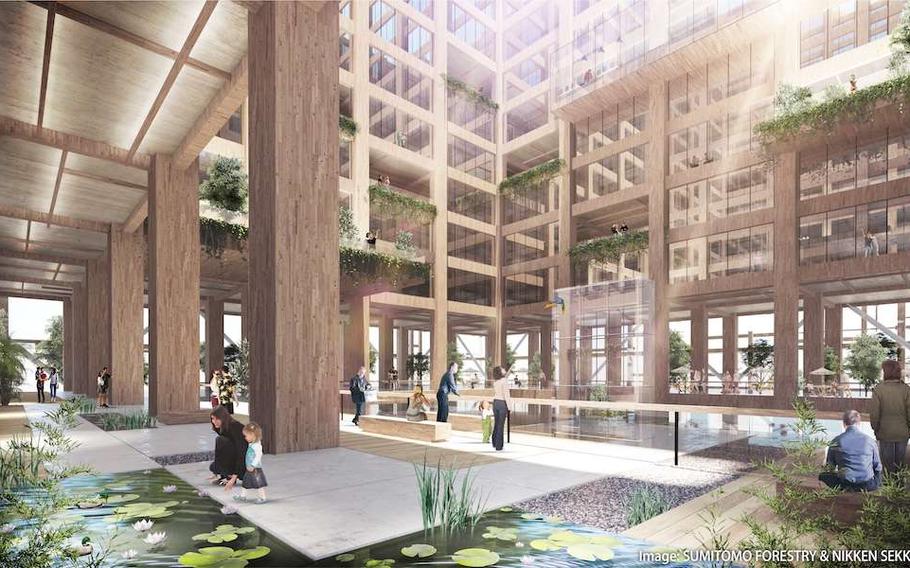 W350 Plan SUMITOMO FORESTRY & NIKKEN SEKKEI. Concept and Timber Engineering: Sumitomo Forestry Co., Ltd.