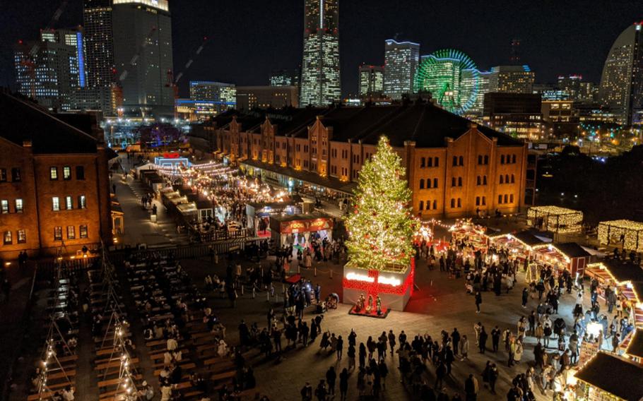 Christmas Market in Yokohama Red Brick Warehouse