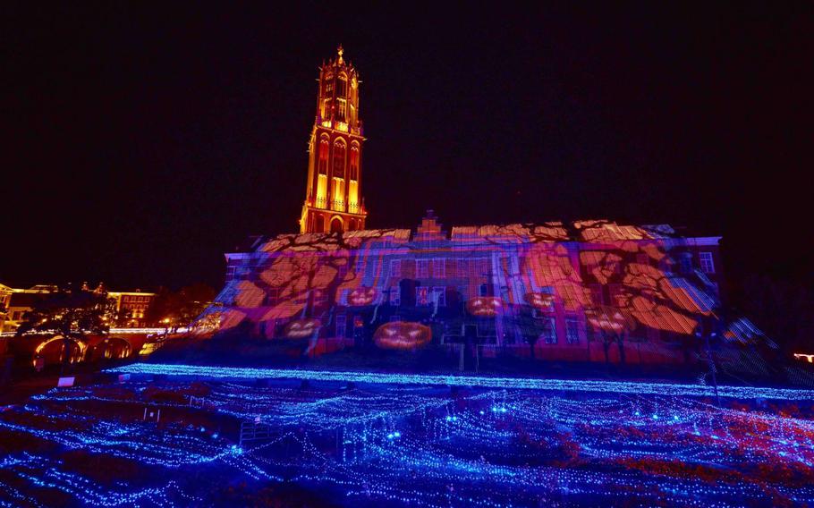 Halloween themed illuminations at Huis Ten Bosch (Photo: Huis Ten Bosch)