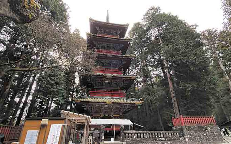 Five-storied pagoda in Nikko Toshogu