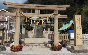 Torii gate of the shrine