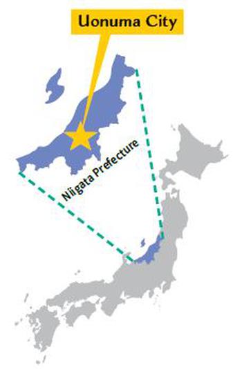 Uonuma map
