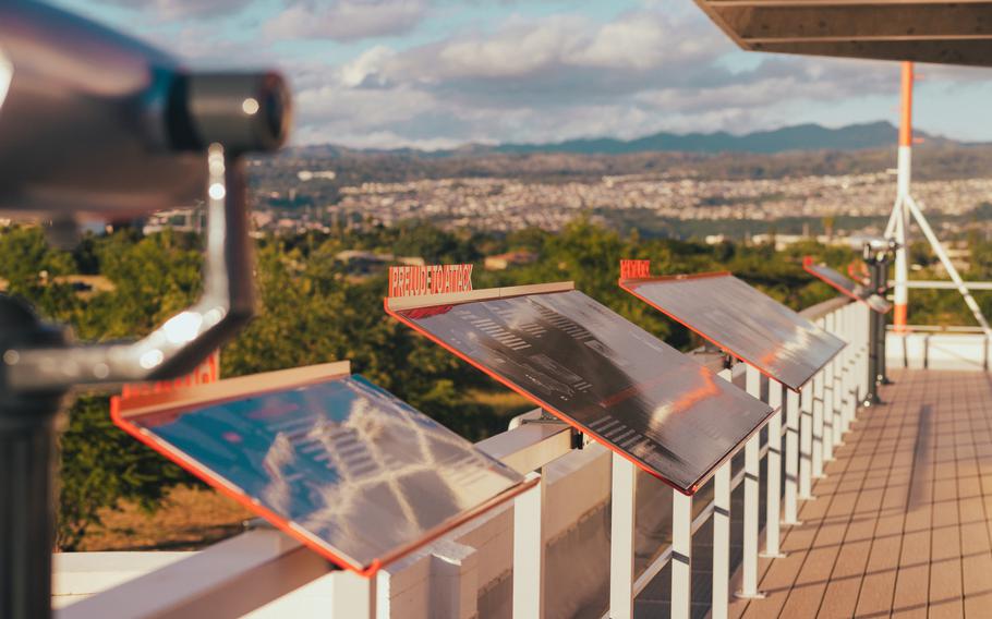 Pearl Harbor Aviation Museum rooftop terrace