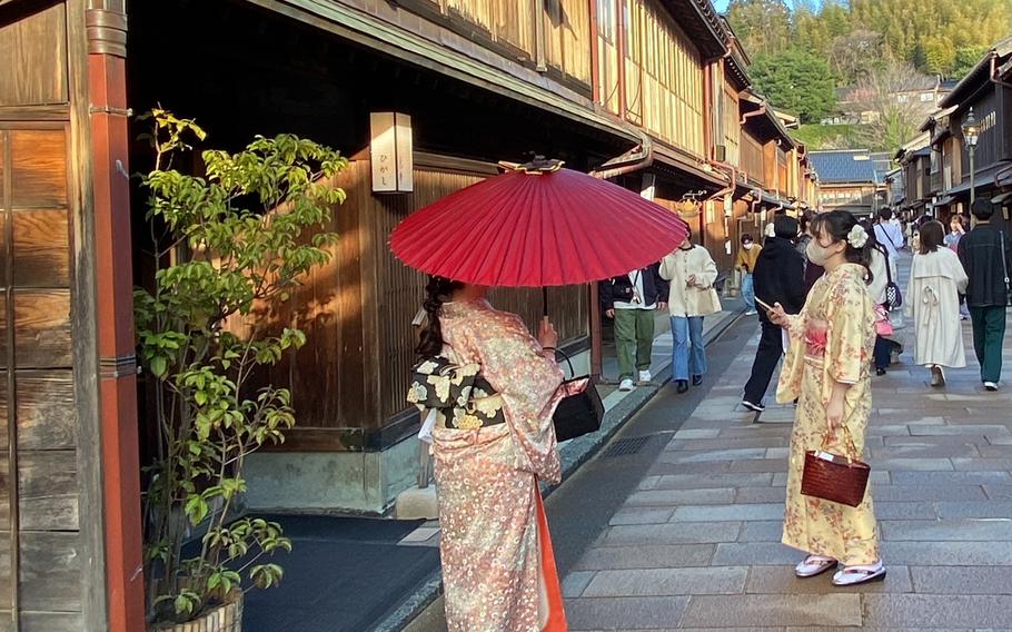 Higashi Chaya in Kanazawa City, Ishikawa Pref.