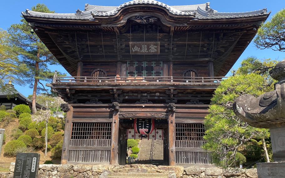 Shoden-in Shorakuji Temple was built in 751 A.D. Photo by Takahiro Takiguchi, Stripes Japan