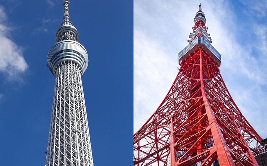 Skytree and Tokyo Tower