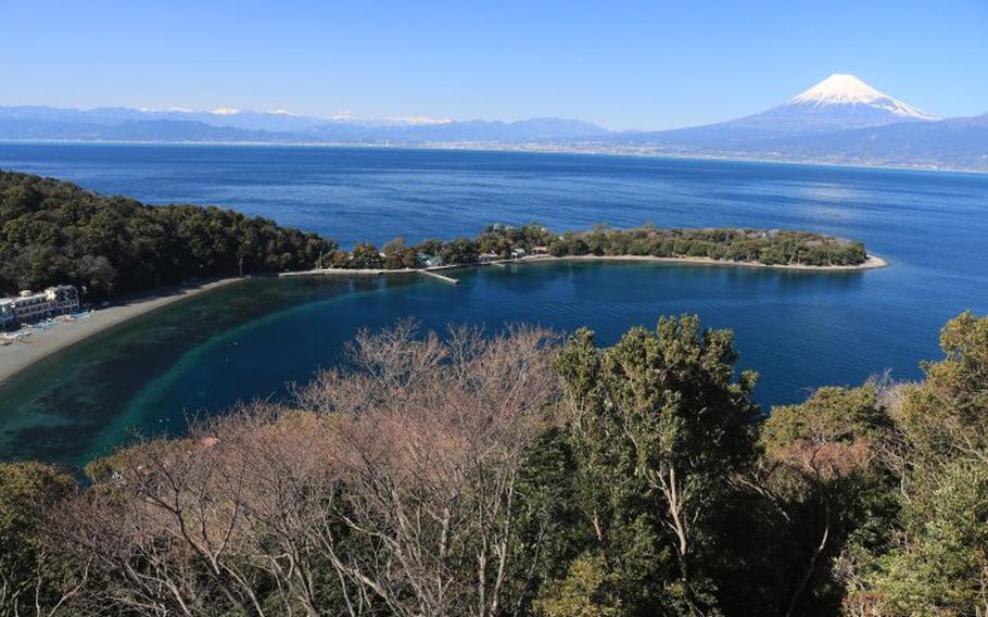 Cape Ose with a great view of Mount Fuji