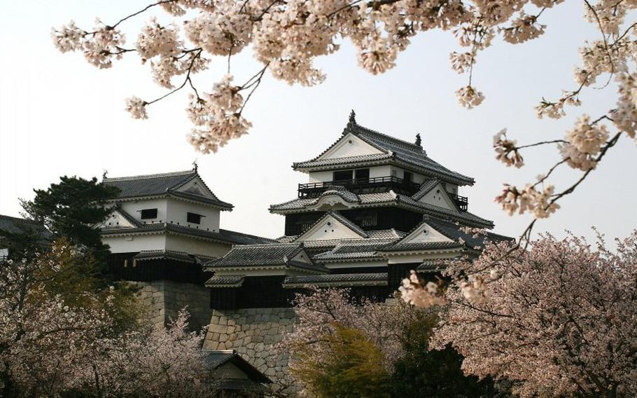 Matsuyama Castle restored in the 1880s but with many original forifications (Photo: 松山城（伊予） – 松山市役所 / CC BY 4.0)