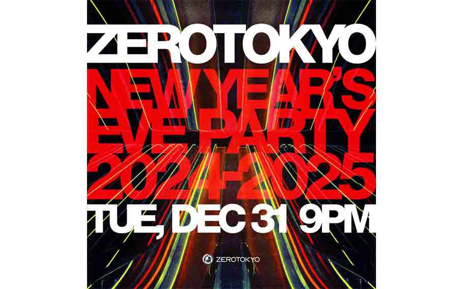 ZEROTOKYO New Year’s Eve Countdown Party flyer